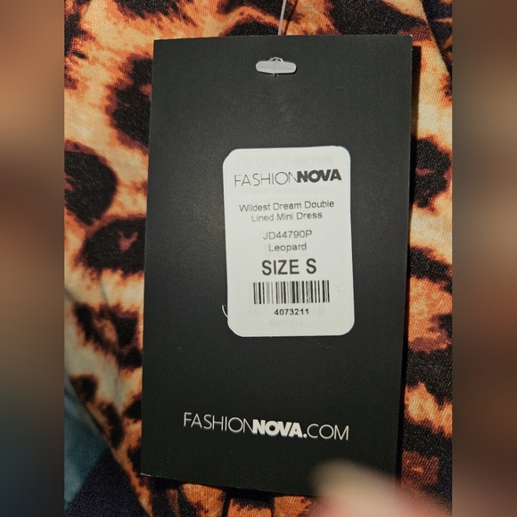 Fashion Nova - Leopard Mini Dress - Picture 4 of 4